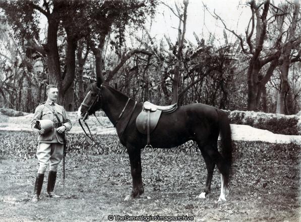 Self and Pony Freddy 1904 (Horse, India)
