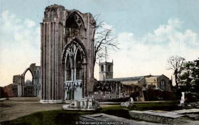 St Marys Abbey and St Olaves Church York (Abbey, Church, England, St Mary Abbey, St Olave, York, Yorkshire)