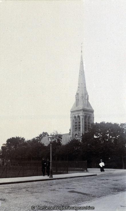 St Michael and All Angels Church, Wood Green 1899 (Church, London, St Michael and All Angels, Wood Green)