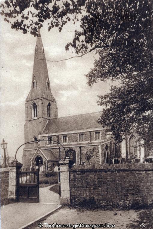 Stanground Church near Peterborough (Church, England, Northamptonshire, Peterborough, St John the Baptist, Stanground)