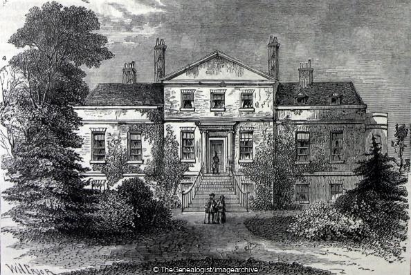 Stockwell Manor House 1750 (London, Manor House, Stockwell, Stockwell Manor House)