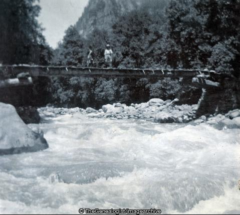 Sutlej at Dehair (1905, Bridge, C1900, Dehair, India, Punjab, River, Sutlej)