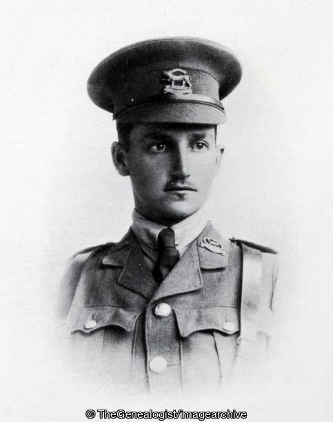 Sydney Vernon Phillips 2nd Lieut 7th Leicestershire Regt (2nd Lieutenant, England, Gloucestershire, Leicestershire Regiment, Stonehouse, WW1, Wycliffe College)