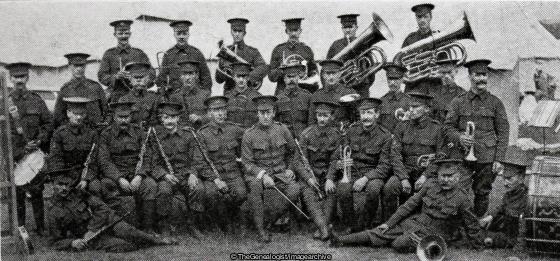The Battalion Band 1909 (1909, 6th Battalion, Bandsman, Cast Iron Sixth, City of London Rifles, Drum, French Horn, London Regiment, Trombone, Tuba)