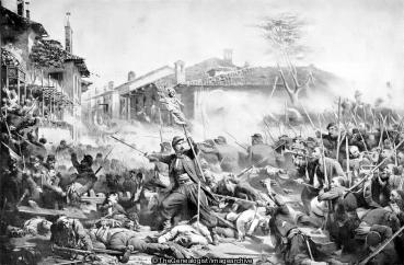 The Battle of Magenta (June 4 1859) (Battle of Magenta, Italy, Magenta, WWI, Zouaves)