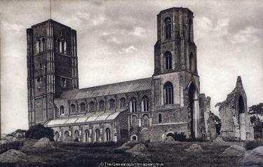 The Church, S.E., Wymondham (Church, England, Norfolk, St Mary and St Thomas of Canterbury, wymondham, Wymondham Abbey)
