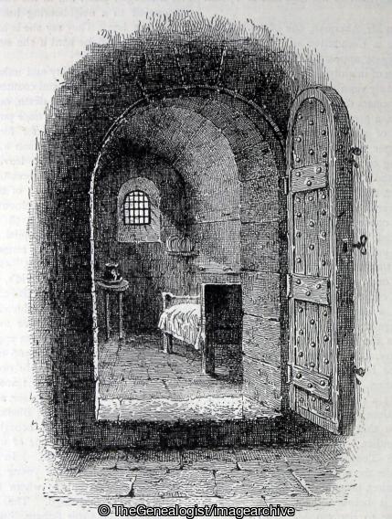 The Condemed Cell in Newgate (London, Newgate Goal, Prison)