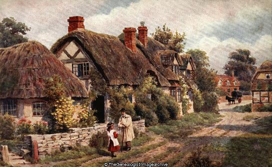 The Cottage Homes of England Welford-on-Avon (Cottage, Warwickshire, welford, Welford on avon, welford-on-avon)