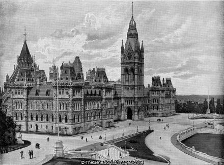 The Dominion Parliament House Ottawa (Canada, Ontario, Ottawa, Parliament, Parliament House)