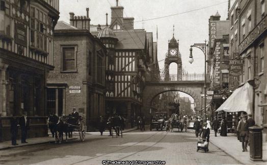 The Eastgate, Chester (Cheshire, Chester, Eastgate, Eastgate Street, England)
