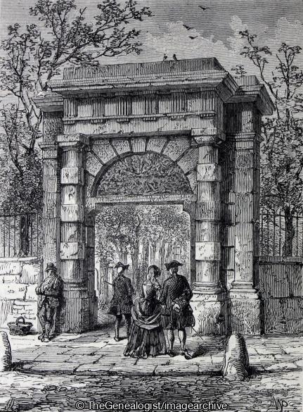 The Gateway of St Giles's in its Original Position (Gate, London, St Giles-in-the-fields)
