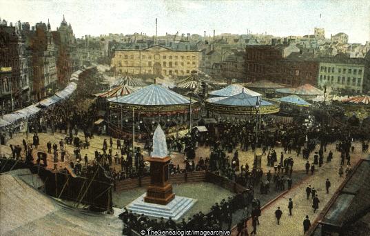 The Goose Fair, Nottingham (England, Goose Fair, Nottingham, Nottinghamshire, nottinham, Old Market Square)