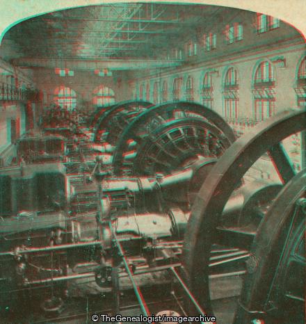 The Magnificent Engine Room in the Power House (3d, Chicago, Illinois, Sears Roebuck and Company)