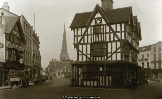 The Old House, Hereford (England, half-timbered, Hereford, Herefordshire, old house, St Peter)