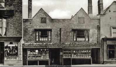 The Oldest Pharmacy in England, Knaresborough, Yorkshire (England, Knaresborough, Market Place, Pharmacy, shop, Yorkshire)