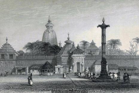 The Temple of Juggernaut Orissa (India, Juggernaut, Orissa, Puri, Temple)