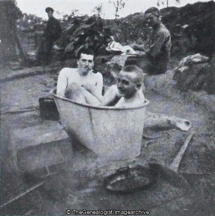 The Trenches North of Ypres Aug 1915 (1915, 6th Battalion, Bathtub, Belgium, Trench, West Flanders, West Yorkshire, WW1, Ypres)
