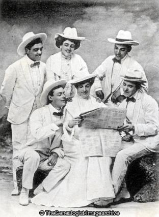 The White Coon Banjo Team 1904 (1904, Band, Banjo, Jersey)