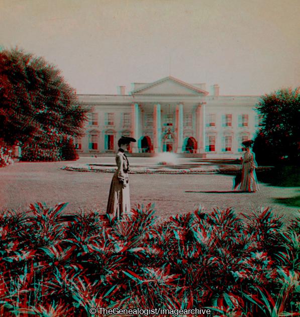 The White House the historic residence of the nations Chief North Front Washington (3d, America, North Front, USA, Washington, White House)