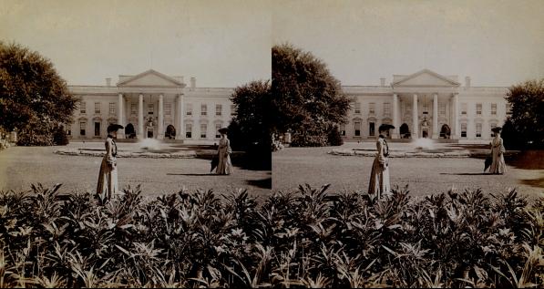The White House the historic residence of the nations Chief North Front Washington (3d, America, North Front, USA, Washington, White House)
