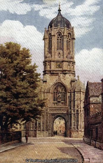Tom Tower, Christchurch, Oxford (Christ Church College, England, Oxford, oxfordshire, tom tower, tower)