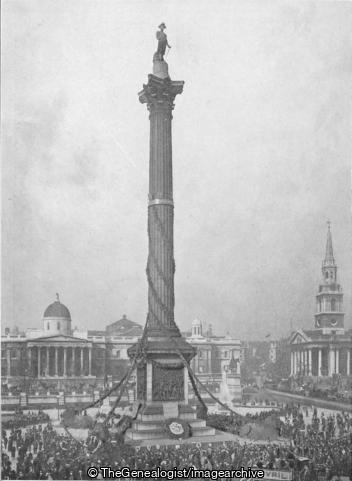 Trafalgar Day Trafalgar Square (England, London, National Gallery, Nelsons Column, St Martin in the fields, Trafalgar Day, Trafalgar Square, Westminster)