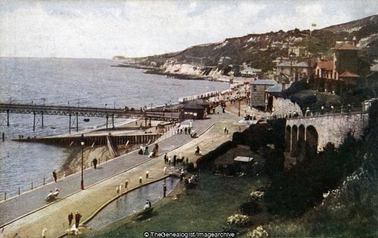 Ventnor from East Cliff (East Cliff, Seaside, Ventnor)