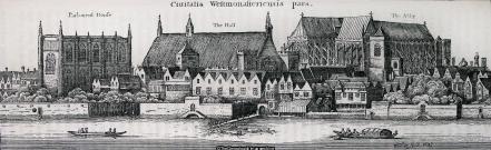 View of Westminster 1647 (London, Thames, Westminster, Westminster Hall)