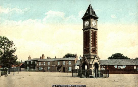 Warboys Jubilee Clock, near Ramsey (England, Huntingdonshire, Jubliee Clock, Ramsey Road, Warboys)