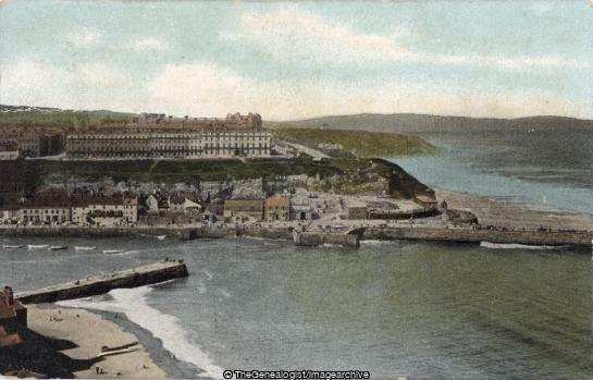 West Cliff Whitby C1915 (C1915, Cliff, sea, West Cliff, Whitby, Yorkshire)