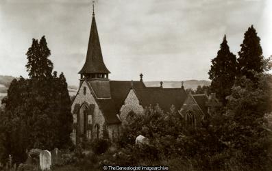 Westcott Parish Church near Dorking (Church, England, Holy Trinity, Surrey, Westcott)