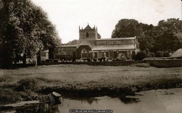 Wolston Church from the river (Avon, Church, England, St Margaret, Warwickshire, wolston)