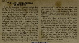 WWI - 48th Highlanders of Toronto (3d, 48th Highlanders, Canada, Canadian, Horse, Ontario, parade, Toronto, WW1)