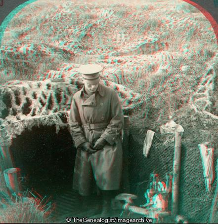 WWI - Camouflaged Trenches in Chemin des Dames Sector (3d, Camouflage Net, Chemin des Dames, Duckboard, Lieutenant, Trench, WW1)