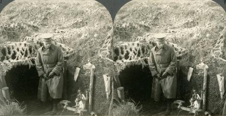 WWI - Camouflaged Trenches in Chemin des Dames Sector (3d, Camouflage Net, Chemin des Dames, Duckboard, Lieutenant, Trench, WW1)