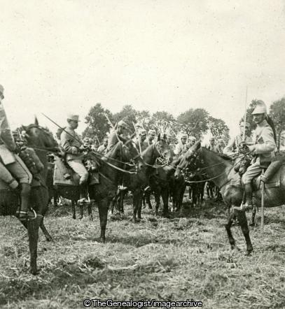 WWI - French Cavalry Ready to Follow an Infantry Attack (3d, Casque, Cavalry, France, French, Horse, Sabre, WW1)