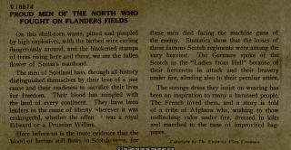 WWI - Proud Men of the North Who Fought on Flander's Fields (3d, Belgium, Dead, Flanders, kilt, Scottish, Soldiers, WW1)