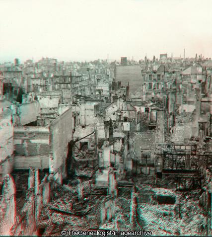 WWI - Ruins of Once Magnificent Reims France (3d, France, Reims, Reims Cathedral, Ruins, WW1)