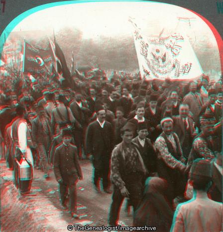 WWI - Turks Eager for War - Germany's Most Distant Ally Mobilizing Germany (3d, parade, Turkey, WW1)